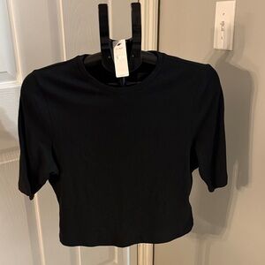 Express Fitted Women’s Black 3/4 sleeve top